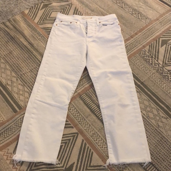 Levi Wedgie Straight leg white jeans - Picture 8 of 9
